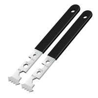 2 Pieces Paving Tile Removal Tool Gripping Grooves Block Lifter Comfortable Grip Slim Design for DIY Enthusiasts, Homeowners
