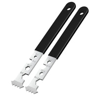 2 Pieces Paving Tile Removal Tool Gripping Grooves Block Lifter Comfortable Grip Slim Design for DIY Enthusiasts, Homeowners