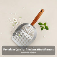Cat Feline Waste Remover Rust-Resistant Stainless Steel Waste Scooper Efficient Sifting Metal Litter Sifter