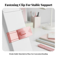 Multi-Functional Adjustable Folding Bookrest Multifunctional Reading Stand Portable and Foldable Book Holder Handsliberated for Students, Office Workers, Professionals, Desk, School, Library, Bedroom
