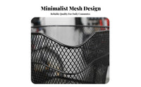 Cycle Rear Basket Multipurpose Rear Bike Basket Rust-Resistant Waterproof Cover Included for Students