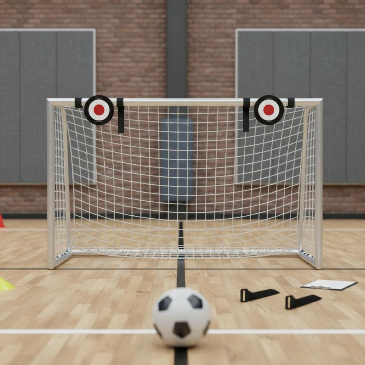 Adjustable Soccer Target Highlighted Scoring Zone Football Goal Target Long-Lasting Construction for Children, Coaches