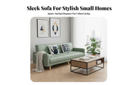 2-in-1 Design Folding Sofa Bed Space-Saving Living Room Furniture Easy Conversion transformable Couch Performance material for Apartment Dwellers, Guest Hosts, Home Office Workers
