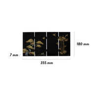 Chinese Folding Screen Giftable Mini Folding Screen Glossy Finish