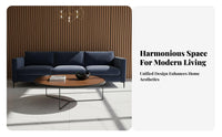 3-Seater Minimalist Couch Light Luxury design elegance Upholstered 3-Seater Sofa sturdyDuty Construction Skingentle material