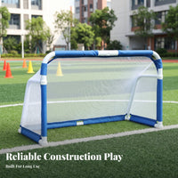 Kids Soccer Goal Athletic Gear Foldable Soccer Goal Compact Tubulars Frame for Practice