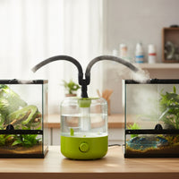 Reptile Humidifier Adjustable Terrarium Fogger Humidifier Reptile Fogger High-Frequency Fine Mist for Lizard Owners, Terrariums