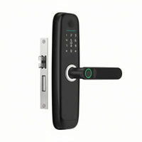 Wooden Door Digital Lock Multiple Methods for Hotel
