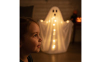 Halloween Ghost Decoration Light up Glowing Ghost Spooky Stable for Homeowners, Porch, Haunted House