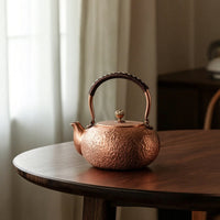 Artisanal Hammered Copper Kettle Classic Hammered Pot for Kitchen