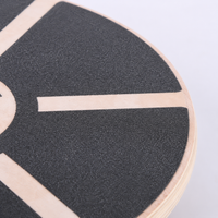Balance Board for Gym Goers White Round Non-Slip Surface 250kg Wobble Board