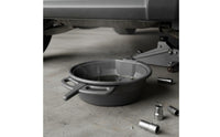 Oil Drain Pan Heat-Resistant Waste Oil Collector Heavy Duty Parts Cleaning Tub for DIY Mechanics, Auto Repair Shop, Garage, Driveway