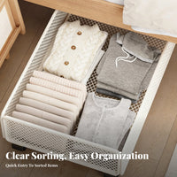 Rolling Storage Drawer Large Capacity Underbed Container Pull-accessible Design
