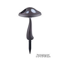Solar mushrooms Lamp with Ground Stake Sun-Powered Garden Lamp Cute Figurine Lights for Patio