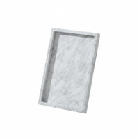 Marble Tray Versatile Rectangular Marble Tray Easy to Clean Jewelry Display Plate for Dresser, Restaurant