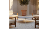 Aluminum Patio Sofa Set Waterproof Balcony Sofa and Table Set Sun Resistant Simple Design for Hotel, Villa