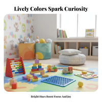 Educational Toy Climbing Frame H Single Ycomb Board Modular Design Hexagonal Pattern Play Panel Sensory Development Indoor Adventure Gym Part for Preschoolers, Toddlers, Children, Kindergarten, Nursery, Playroom, Living Room