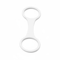 Double Loop Snorkel Holder Flexible Silicone Snorkel Loop Diving Facepiece Strap Retainer for Snorkeling