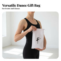 Dance Footwear Pouch Dustproof Drawstring Dance Bag Ballet Shoe Pouch for Dancers, Ballerinas