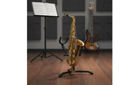 Alto Tenor Sax Stand Simple Assembly Foldable Saxophone Stand Musical Instrument Accessory for Artists, Students, Stage Performance
