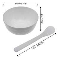 8 Pieces DIY Facial Application Tool Kit Flexible DIY Skin Care Mask Bowl Set Skin Friendly for Washroom