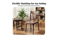 Stackable Armless Side Chair Easy to Clean Armless Monobloc Chair adaptable nesting Seat Space-Saving for Homeowners, Business Owners, event Planners, Night marketplace, Dining Room, Office, Offices