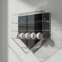 Baseball Display Case Transparent Memorabilia Storage for Sports Collection