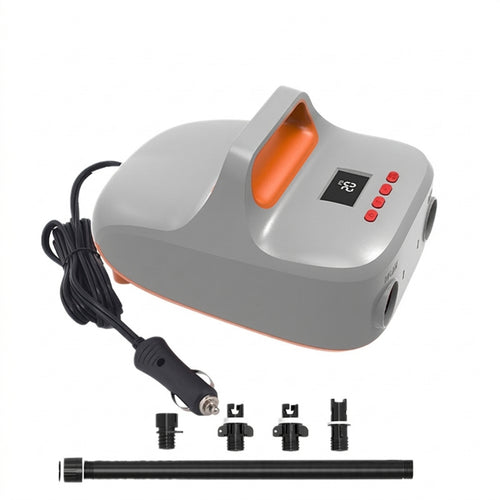 0-20 PSI SUP Pump with Digital Display 12V DC High-Pressure Inflator with Nozzles Portable Car Air Pump for Paddlers, Campers, Beach, Outdoor