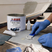 2KG High-Capacity Fiber Reinforced Putty for Car Metal Furniture Repair, Oil and High Temperature Resistant