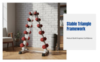 Dumbbell Rack, Home Gym Storage Stand, Multi-Tier Dumbbell Holder, Space-Saving Equipment for Men and Women