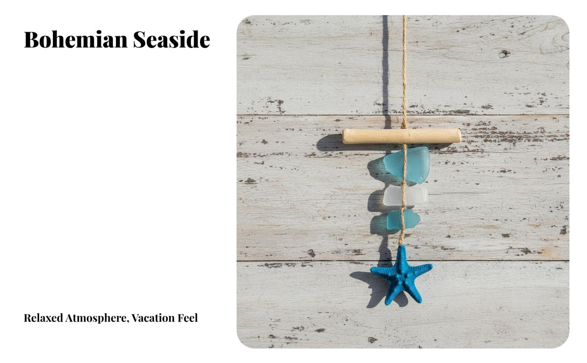 Hanging Ornament Coastal Elegance Driftwood Sea Creature Decoration Design Sea Creature Hanging Decor for Washroom