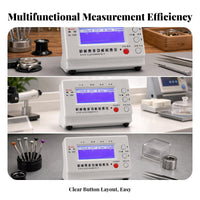 violetBlue Display Mechanical Watch Timegrapher Front Buttons Watch Rate Tester Indicator Light for Watchmakers