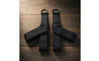 2 Pieces Replacement Straps Double Loop Pilates Strap High Compatibility Pilates Reformer Foot Pedal Strap Long-Lasting Stretching Core Bed Hand Pull Attachment Heavy-Duty for Home Gym