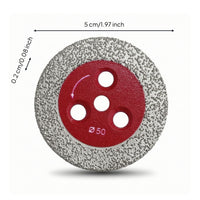 Coarse Diamond Cutting Disc Long-Lasting Mini Cutting Disc Precision Long-Wearing for Tight-Space Jobs