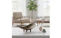 C-Shaped Fruit Bowl Vintage Bowl with Legs Decorative Tabletop Ornament for Collectors, Dining Table, Living Room