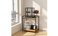 Open-Design 3D Printer Workbench Heavy-Duty 3D Printer Stand with Shelves Sturdy Shelf Space-Saving for Hobbyists