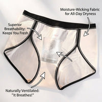 Incontinence Pants Women High Waisted Knickers with Gusset, Breathable Modal Underwear for Full Coverage, Postpartum Panties for Ladies