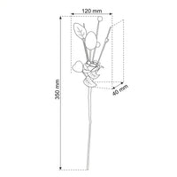 Artificial Easter Egg Branch Easy Maintenance Easter Egg Floral Stem Flexible Decorative Spring Twig Branch for Home Stylists, Wreath Making, Vases