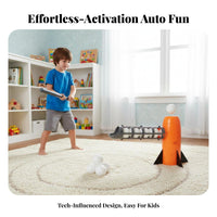 Indoor Outdoor Play Kids Baseball Training Toy Continuous Automatic Baseball Pitching Machine Single-Button Operation for Backyard, Park