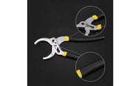 Spring-Loaded Plumbing Pliers Serrated Adjustable Pliers Multipurpose Hand Tool Non-Slip for Plumbers, Handymen, Homeowners, Home Repair, Sink Installation
