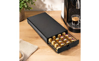 Coffee Capsule Storage Drawer Space-Saving Coffee Capsule Storage Box Sleek Sturdy for Espresso Drinkers, Kitchen Countertop