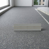 Metal Rails Wide Tram Track Section Joiners Straight Tram Track Grey
