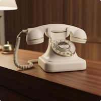 Loud Ringer Antique Desk Phone Decorative Antique Design Phone Plug and Play Retro Desk Telephone for Hotel