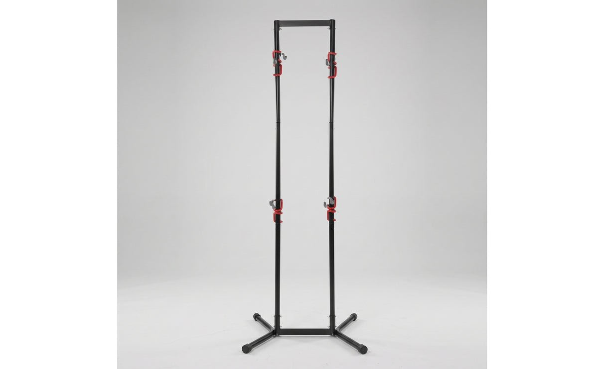 Adjustable Hanging Cycle Rack Indoor Bike Floor Parking Rack Heavy Duty Cycle Parking Stand Space-Saving for Cyclists, Commuters, Garage, Home, Apartment