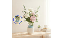 3 Pieces Multi-Hole Flower Stem Holder Upright Flower Frog Neat Floral Arranger Stable for Florists, Hobbyists, Vase, Table Displays