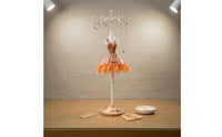 Customizable Ballet Dress Jewelry Stand Decorative Mannequin Jewelry Display Stand Stable Base Resin Dress Display Rack Handmade for Boutique