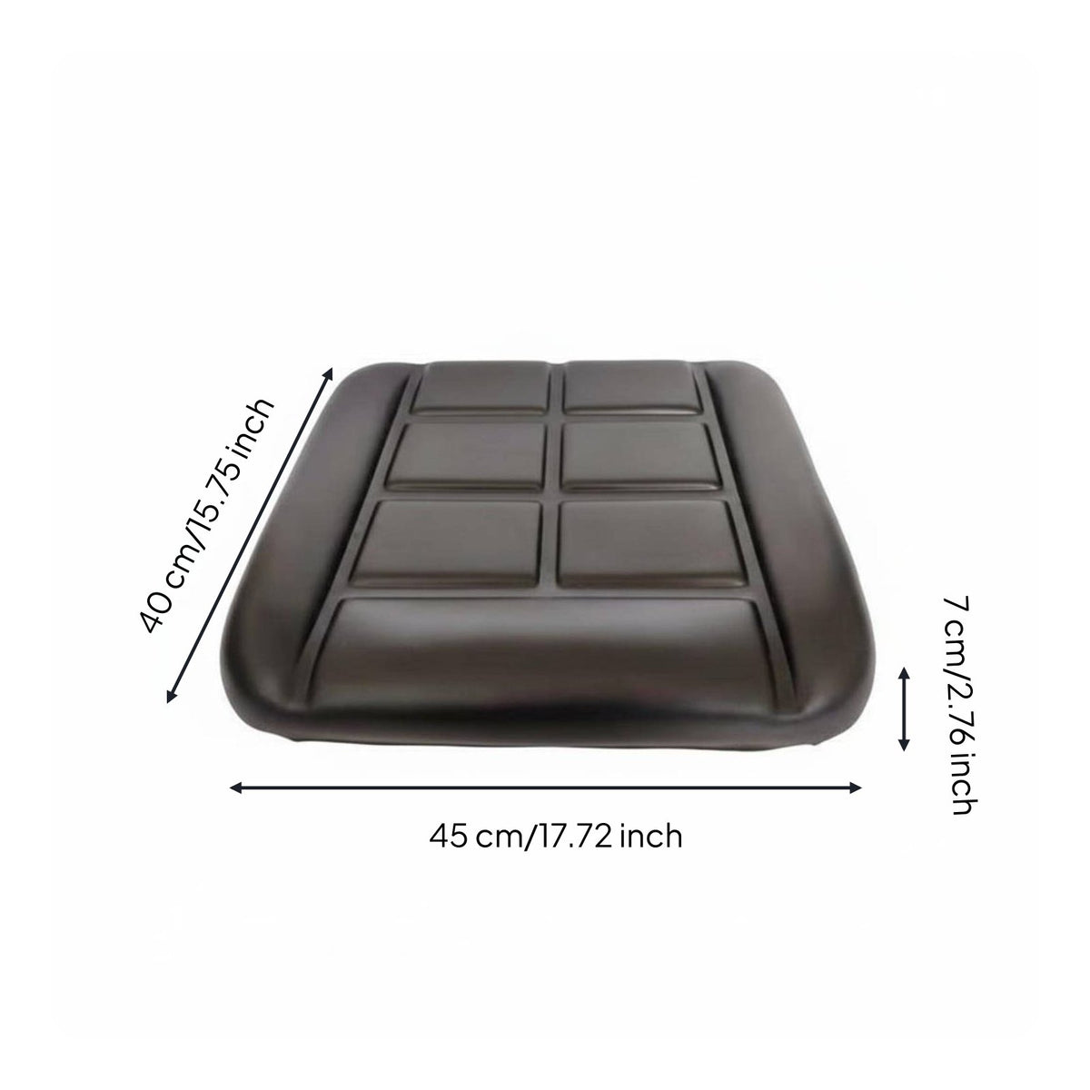 Aftermarket Part Forklift Seat Cushion Wear-Resistant Replacement Forklift Seat Pad Easy Installation for Warehouse, Outdoor, Factory