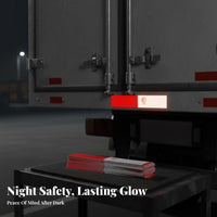 Strong Adhesion High Intensity Reflective Tape Wide Angle Reflection Vehicle Body Conspicuity Tape Wear Resistant for Night Driving, Outdoor