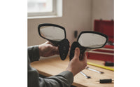 Personal Watercraft Mirrors Streamlined Watercraft Rearview Mirrors Rearview Side Mirror Teardrop-Shaped Glossy