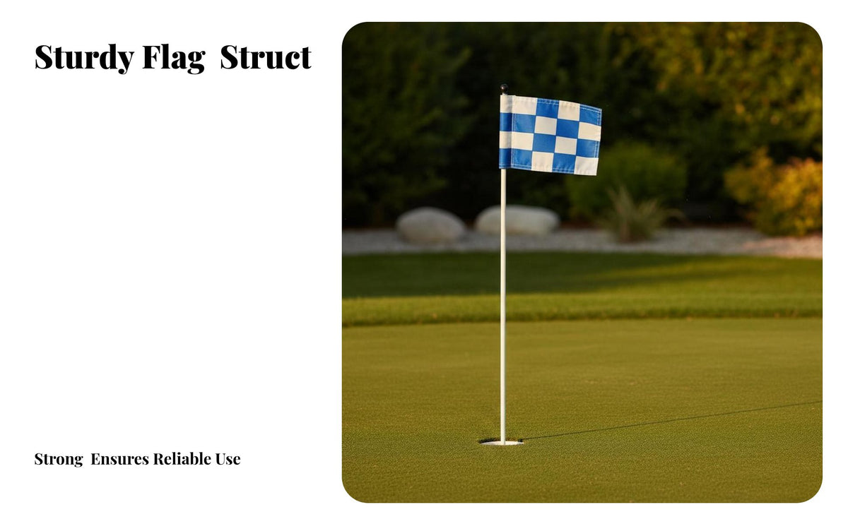 Golf Flag, Green Putting Green Flag, Training Flags for Indoor Outdoor Backyard